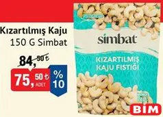 SİMBAT KIZARTILMIŞ KAJU 150 G